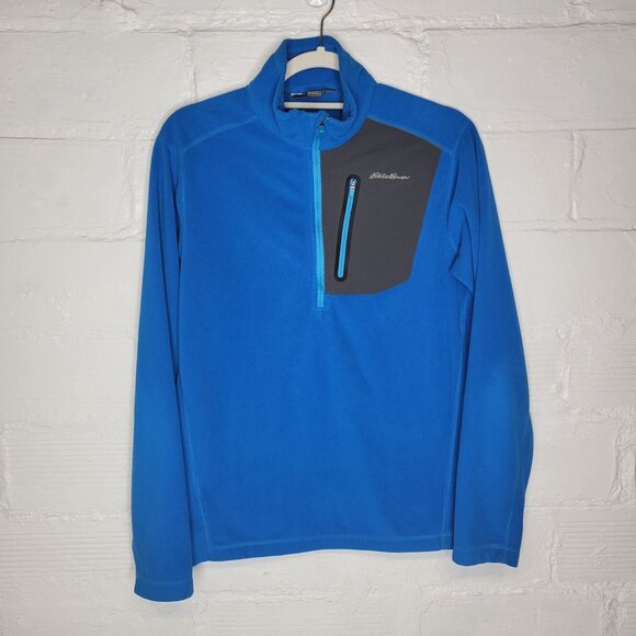 Eddie Bauer Other - Eddie Bauer First Ascent Men's Small Pullover 1/2 Zip Fleece Blue